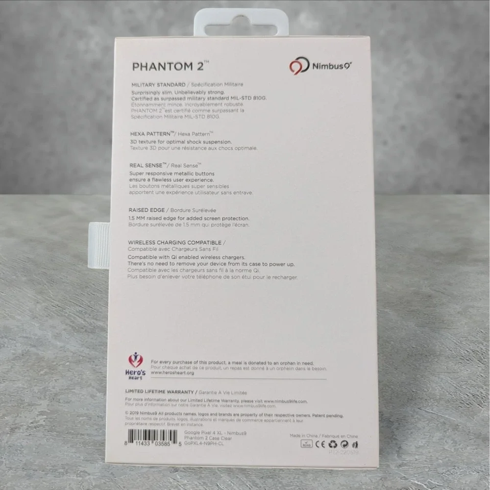 Nimbus9 Phantom 2 Case for Google Pixel 4 XL Clear See Full Description‎ W2